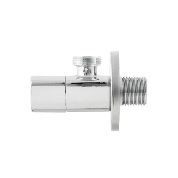 Кран приладовий кутовий Raftec Relo Silver  1/2