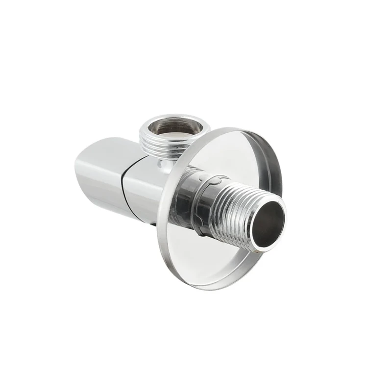 Кран приладовий кутовий Raftec Relo Silver  1/2