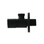 Кран приладовий кутовий Raftec Relo Black 1/2