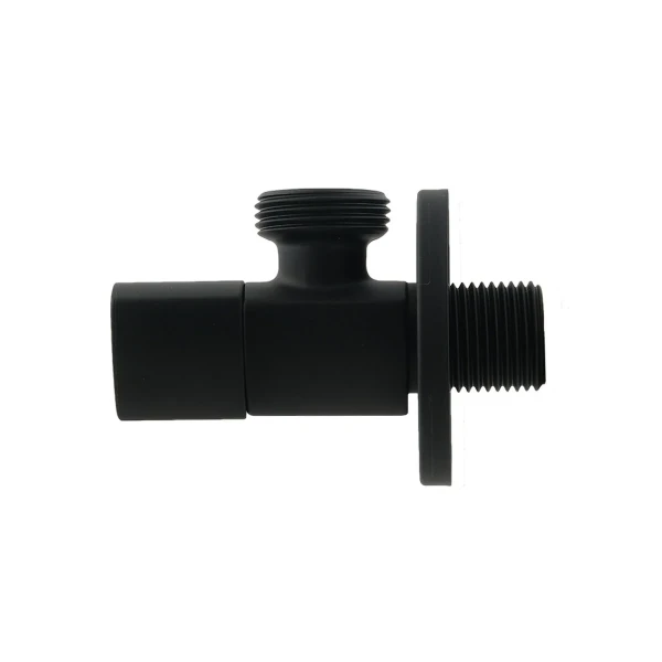 Кран приладовий кутовий Raftec Relo Black 1/2