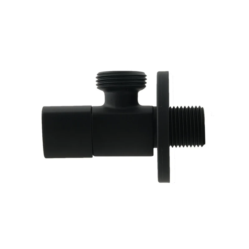 Кран приладовий кутовий Raftec Relo Black 1/2