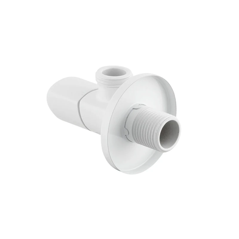 Кран приладовий кутовий Raftec Relo White 1/2