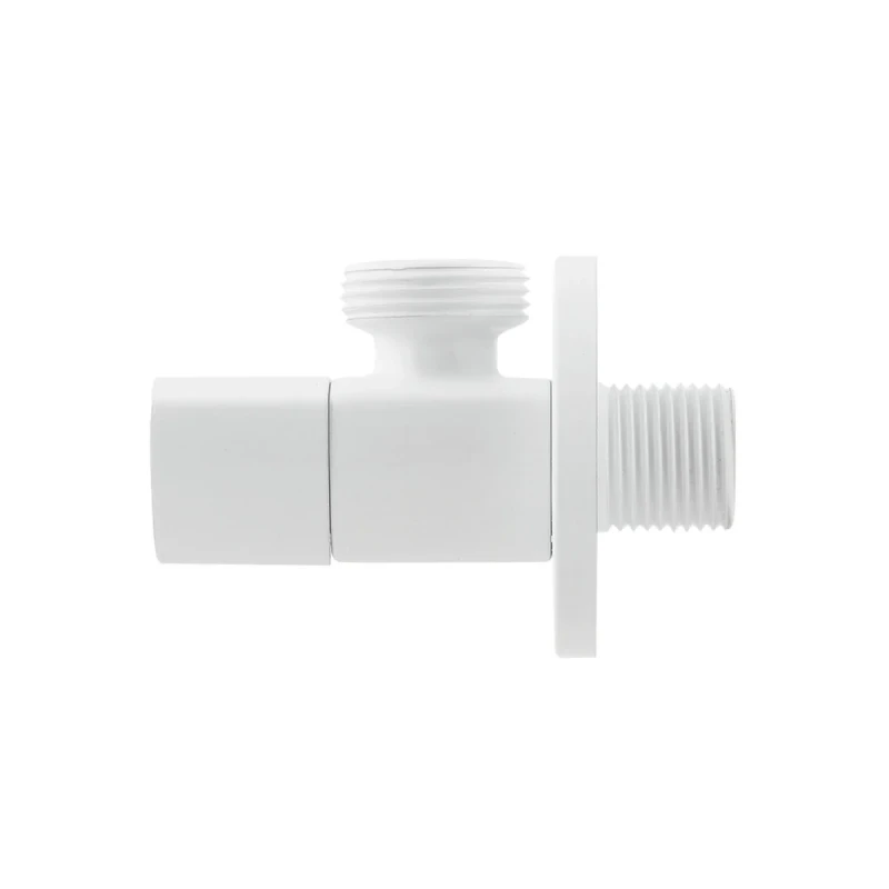 Кран приладовий кутовий Raftec Relo White 1/2