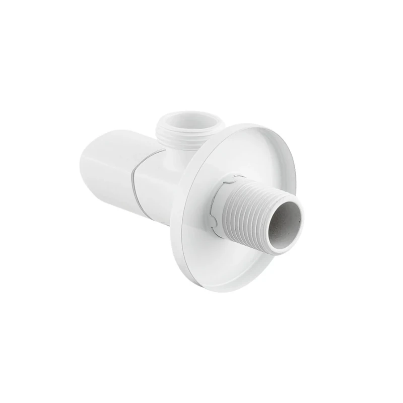 Кран приладовий кутовий Raftec Relo White 1/2