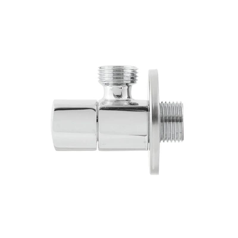 Кран приладовий кутовий Raftec Relo Silver mini 1/2