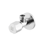 Кран приладовий кутовий Raftec Silver ABS handle 1/2