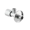 Кран приладовий кутовий Raftec Silver ABS handle 1/2