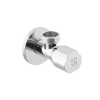 Кран приладовий кутовий Raftec Silver ABS handle mini 1/2