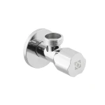 Кран приладовий кутовий Raftec Silver ABS handle mini 1/2