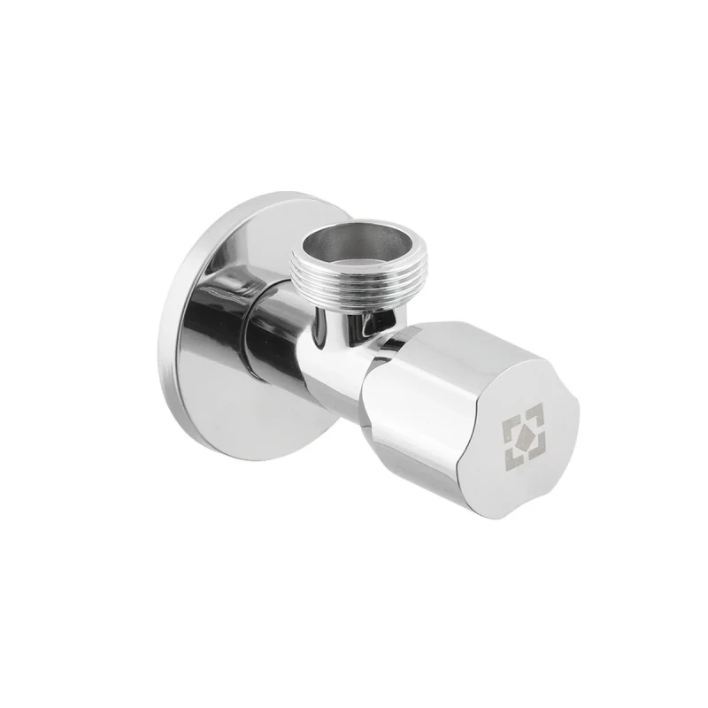 Кран приладовий кутовий Raftec Silver ABS handle mini 1/2