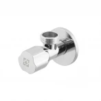 Кран приладовий кутовий Raftec Silver ABS handle mini 1/2