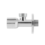 Кран приладовий кутовий Raftec Silver ABS handle mini 1/2