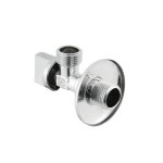 Кран приладовий кутовий Raftec Relo Silver  1/2