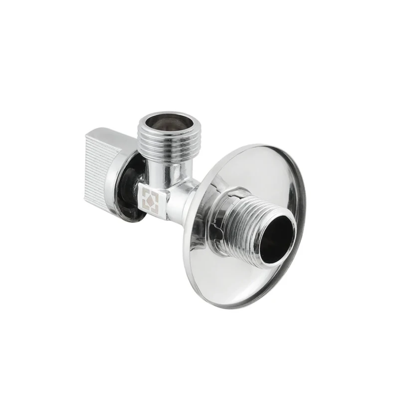 Кран приладовий кутовий Raftec Relo Silver  1/2