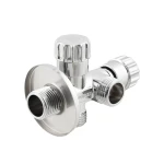 Кран приладовий вентильный Raftec Silver 1/2