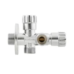 Кран приладовий вентильный Raftec Silver 1/2