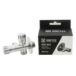 Кран приладовий вентильный Raftec Silver 1/2