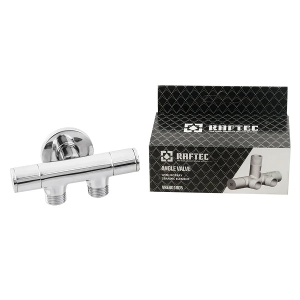 Кран приладовий з керамічним зап.ел Raftec Silver 1/2