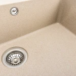 Гранітна мийка для кухні Platinum 7850 Bogema матова (сафарі)