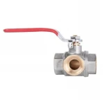 Кран кульовий, 3-х ходовий