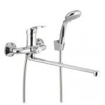 Змішувачі для ванни з довгим виливом