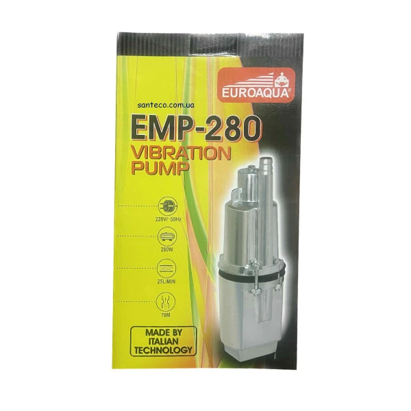 Насос вібраційний EUROAQUA EMP-280 (верхній забір води)