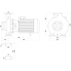 Насос моноблочний IR 40-200NA 11,0 кВт SAER (60 м3/год, 61 м)