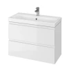 CET B06 MODUO SLIM шафка з умивальником MODUO SLIM 80 біла