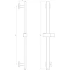 Душова стійка Globus Lux SUS-1108-BB