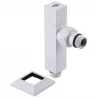 Набір Кран напівобертовий кутовий з американкою SOLOMON LUX 1/2″ CUBE WHITE 8888 (1уп)