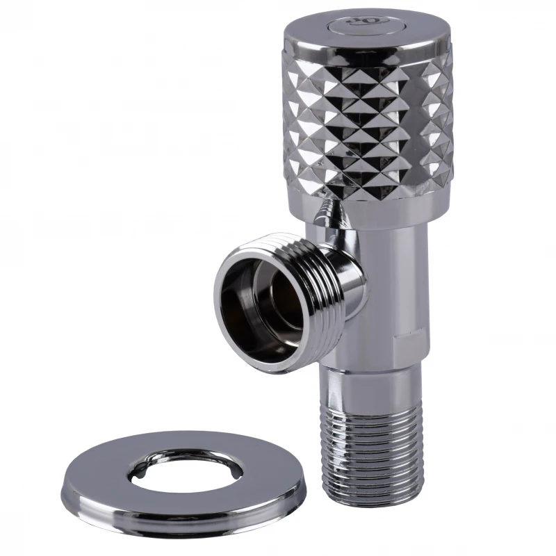 Кран кутовий кераміка PROFESSIONAL EXCLUSIVE 1/2″X3/4″ 898 CHROME (1шт.)
