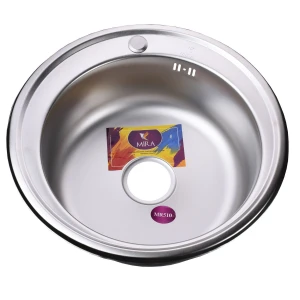 Мийка кухонна врiзна кругла 510х180 Satin MR 510 E Mira