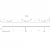 Планка з гачками Perfect Sanitary Appliances SP 8135