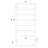 Рушникосушарка UNIO LS W 900-500-7 Драбинка Скоба вода
