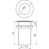 Донний клапан Globus Lux HG-053B (Click-clack)