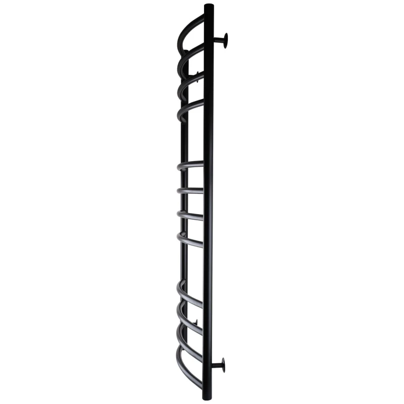 Рушникосушарка UNIO LDE W 1200-500-12 BLK Драбинка Дуга Еліт вода чорна