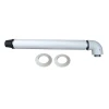 Димохід коаксіальний Ariston Coaxial Flue kit 60/100 750 мм, з коліном 71.MT7.03