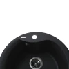 Гранітна мийка Globus Lux ORTA графіт 485мм-А0001