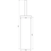 Йоржик Підлоговий Globus Lux SQ 9429B SUS304