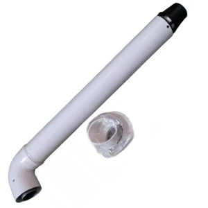 Димохід коаксіальний Saunier Duval 750 мм, ø 60/100 мм, з коліном 71.M17.04
