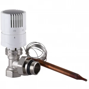 Вузол пiдмiшування з термоголовкою ECO 01A-5 3/4″х3/4″ кутовий