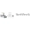 Кран радіаторний прямий ARCO 1/2″ під термоголовку 501285 TB285 M30