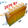 Радіатор сталевий панельний KALDE 33 бок 500x700
