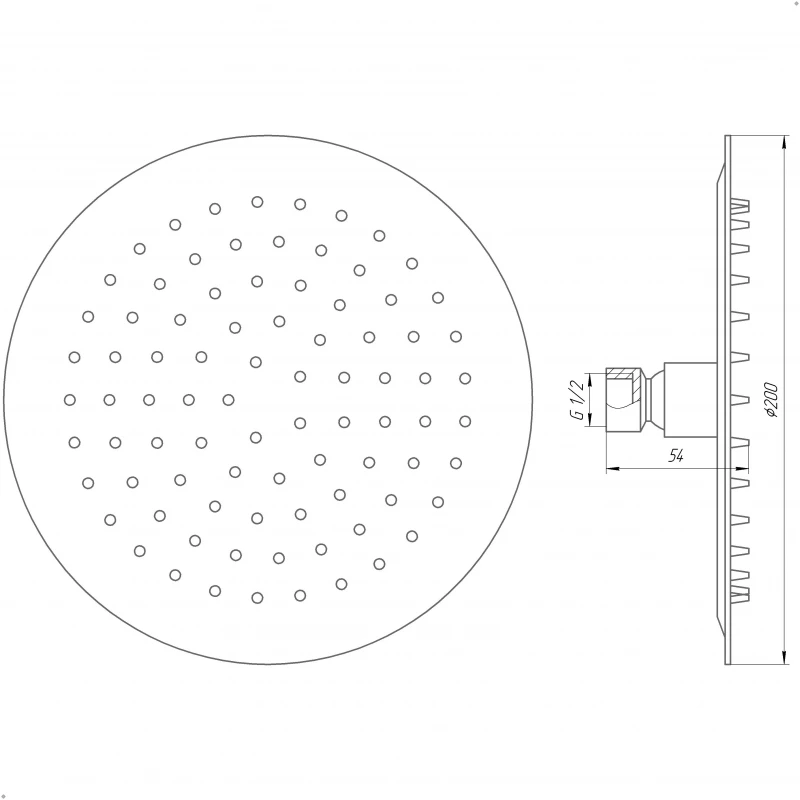 Душова лійка Globus Lux STS-0200