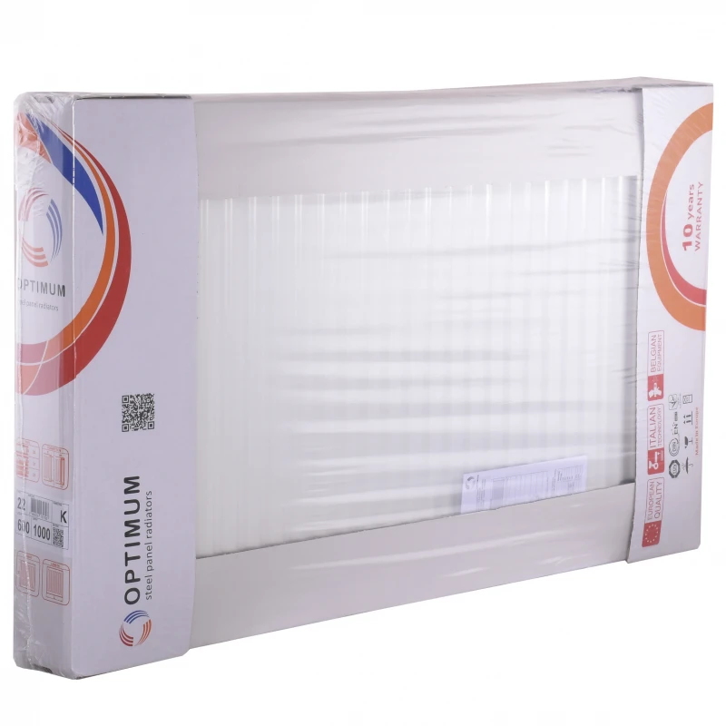 Радіатор сталевий панельний OPTIMUM 22 бок 600x500