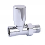 Кран вентильний прямий з американкою SOLOMON 1/2″ CHROM 1865