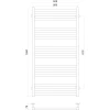 Рушникосушарка UNIO MS W 1000-500-15 Модена вода