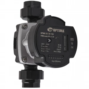 Насос циркуляційний енергоощадний Optima PRIME UPMH 25-70AUTO 130мм + гайки
