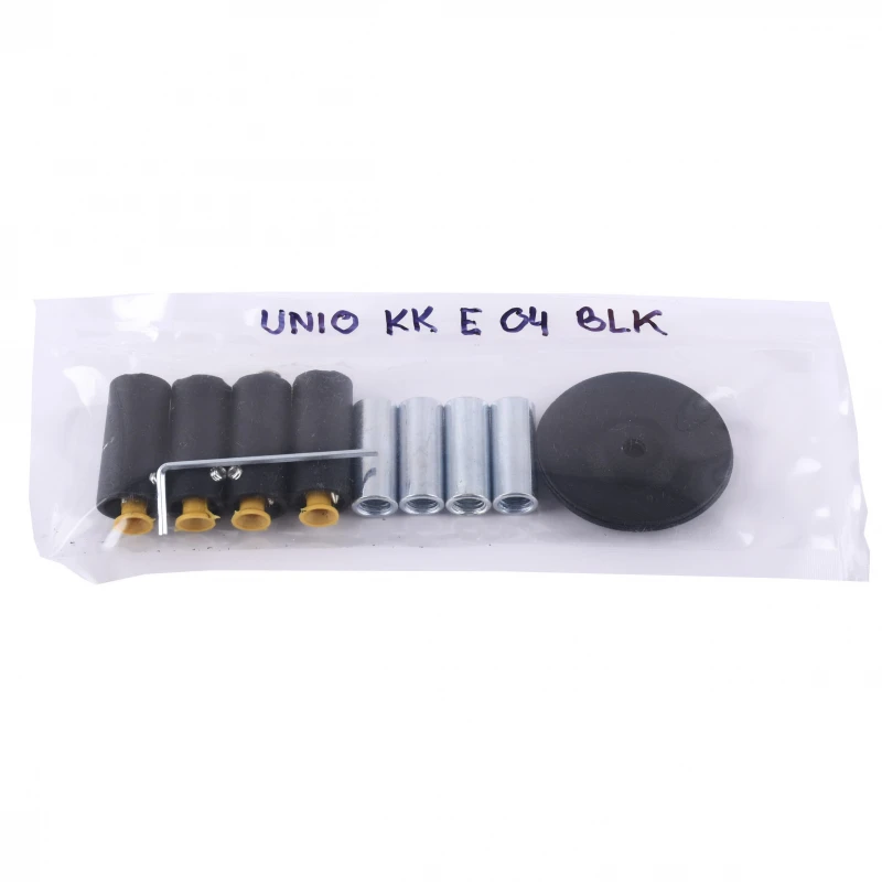 UNIO KK E 04 BLK Комплект кріплень електричної сушарки. Чорний