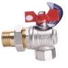 Кран кульовий кутовий з американкою SOLOMON 1″ ПОСИЛЕННИЙ B1043